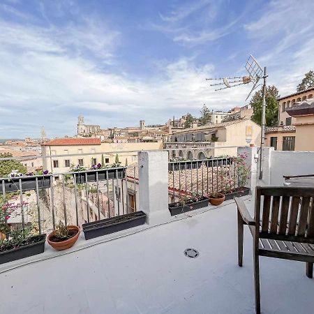 Romantic Duplex With Terrace And Great Views Girona Esterno foto